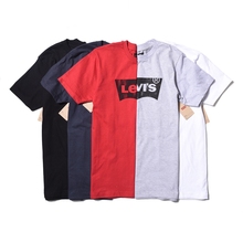 情侣款 s夏款 美国李维斯T恤经典 Levis宽松印花圆领logo短袖 男Levi