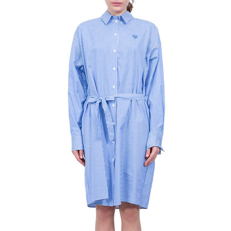 新品现货KENZO/高田贤三女士衬衫裙纯棉连衣裙F852RO0445AT商品大图
