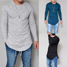 men's spring autumn cotton long sleeve T-shirt 男士长袖T恤潮