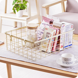 日式铁艺收纳篮