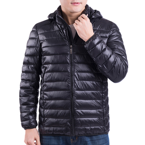 冬季中年男士外套厚羽绒棉中老年棉袄轻薄款爸爸装棉服青年棉衣男