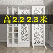 简约现代隔断柜客厅门厅移动卧室推拉 欧式屏风隔断玄关柜折叠时尚
