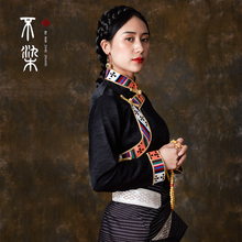 西藏藏风衬衣藏装 上衣藏袍藏族衣服女民族风新款 服装 =不染=