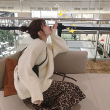 毛衣女2018新款 BIGKING大金家 糖果色宽松套头打底网红慵懒线衣