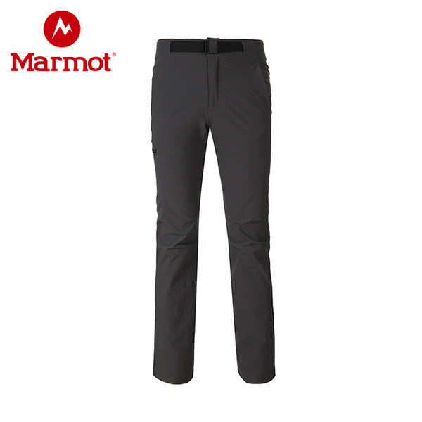 marmot/土拨鼠秋冬户外男M3软壳防泼水耐磨速干长裤80410