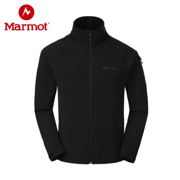 marmot/土拨鼠秋冬户外防风防水透气男重力M1软壳衣L80190