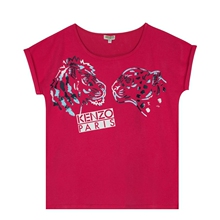 KENZO/高田贤三 女童装百搭圆领短袖T恤 KL10148-35图片