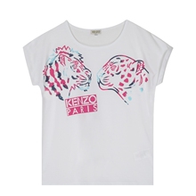 KENZO/高田贤三 女童装圆领百搭短袖T恤 KL10148-01图片