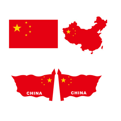 摩托车改装贴纸助力车反光防水贴膜国旗幻影个性车贴电动车贴纸