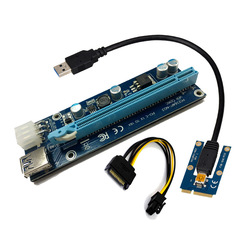 minipcie转pci-ex16转接卡笔记本外接显卡外置独显延长线转接线