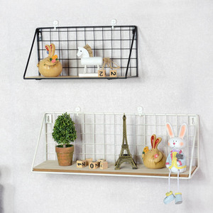 创意墙壁置物架隔板免打孔壁
