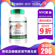 Wisdom植物修复胰岛素白桦茸维生素C降血糖120粒 美国Mushroom