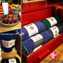 正品 瑜伽汗巾 吸汗防滑便携专业 Manduka 美国原装 速干瑜伽铺巾