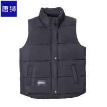 唐狮旗舰店2018冬装新款棉马夹女时尚立领贴标短款棉马甲外套图片