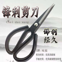 槽剪刀 工业厨房家用皮革剪刀 尖头剪刀 民用裁缝剪缝纫大头剪
