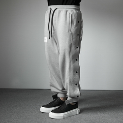 TheDirtyCollection3.0-侧面四合扣水洗魔术贴束腿棉裤