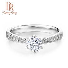 DR DARRY RING一克拉钻石戒指定制专柜正品珠宝六爪求婚结婚钻戒