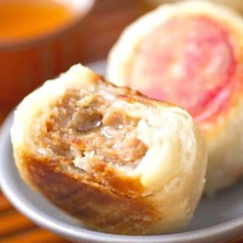 上海鲜肉月饼老字号南京路萝卜丝梅菜礼盒 包邮 西区老大房 6个