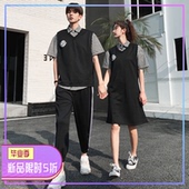 学院风初高中英伦学生 夏季套装 ins风格 定制班服女生毕业裙子韩版