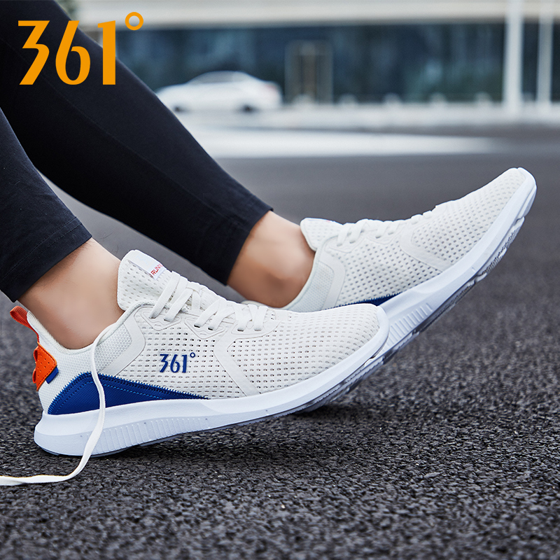 361 degree sports shoes for men 2019 winter new casual breathable mesh running shoes with contrasting colors for men's shoes Korean version