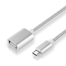 联想平板电脑OTG线micro USB转接线连接U盘鼠标键盘 华为