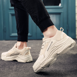 青年透气帆布小白鞋