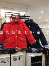 韩国专柜正品huntkids2018春款女童夹棉棉服外套HKJP81131S