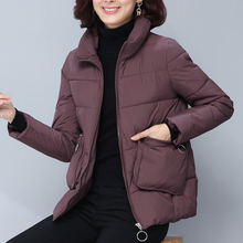 娇莉兰棉袄女2017新款外套女冬韩版大码羽绒棉服女装修身短款棉衣图片