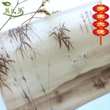林之梦 硫酸纸信封梦之乡竹子水乡画叶脉书签叶脉画礼品包装6寸
