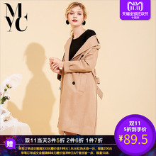 韩版潮流女装外套2018冬季新款时尚百搭洋气修身显瘦气质中长大衣图片