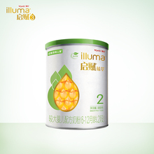 较大婴儿配方奶粉2段6 12个月400 全乳糖 illuma惠氏启赋有机