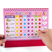 儿童成长自律表幼儿园宝宝奖励贴小红花表扬贴纸小学生奖罚积分