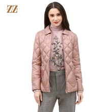 佐尔美2017冬季新品纯色中老年修身羽绒服E74YY05图片