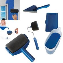 TV新品 油漆刷多功能滚筒刷5件套工具刷墙神器滾筒式多功能刷套裝