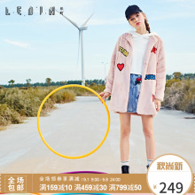 乐町2018春装新款女ulzzang外套秋中长款软妹棒球服CWAE74102图片