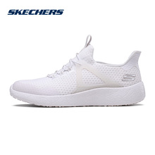 52115 透气网布减震运动鞋 轻质夏季一脚套 Skechers斯凯奇男鞋