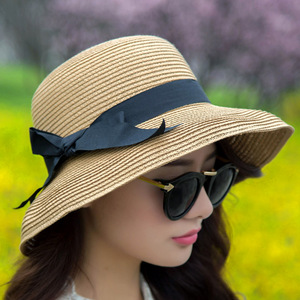 韩版草帽防晒可折叠