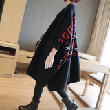 2019春秋新款韩版宽松慵懒风毛衣女中长款长袖针织衫开衫外套春装