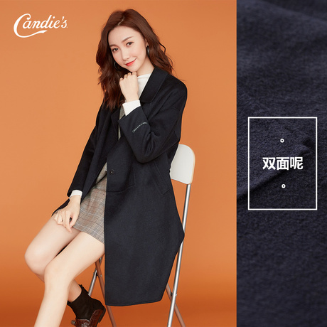 双面呢子羊毛呢大衣外套女2018冬季新款韩版显瘦时尚中长款呢子商品大图