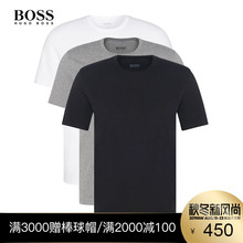经典 短袖 三件装 2019新款 雨果博斯男装 BOSS HUGO 居家T恤