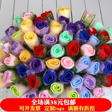 包邮 活动生日创意礼品物造型蛋糕毛巾玫瑰花 母亲节婚庆促销