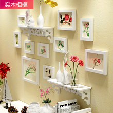 饰画创意组合卧室客厅挂墙相框地中海相片墙 欧锋欧式守菊掌墙装