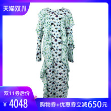 正品KENZO/高田贤三女装 碎花长袖时尚 女士百搭修身连衣裙SS图片