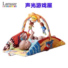 12月 Lamaze拉玛泽游戏毯婴幼儿布艺音乐游戏垫宝宝健身支架0