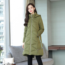 年轻妈妈装加厚羽绒服女中长款2018冬装新款品牌大码女装羽绒外套图片
