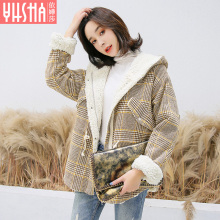 依嬅莎2018年冬季新款毛呢外套YD18MNL6216图片