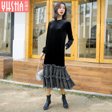 依嬅莎2018年冬季新款连衣裙YD18YQL6379图片
