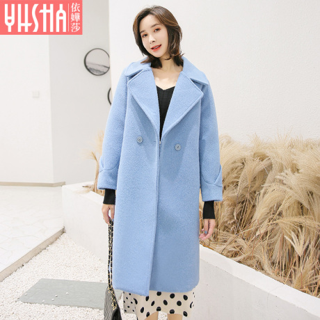 依嬅莎2018年冬季新款毛呢外套YD18MNZ6496商品大图