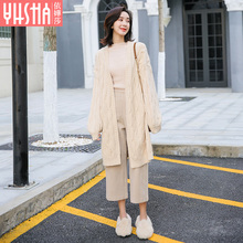 依嬅莎2018年冬季新款毛衣外套YD18WTL6312图片