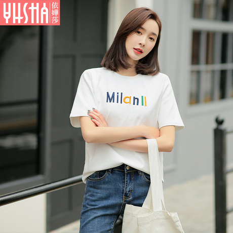 依嬅莎2018年春季新款T恤YC18TX5493商品大图